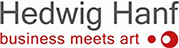 Hedwig Hanf | business meets art Logo